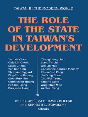 cover image of The Role of the State in Taiwan's Development
